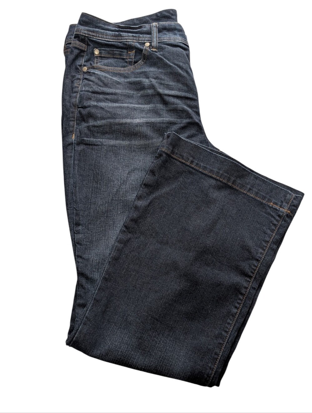 Torrid Vintage Stretch Mid-Rise Flare Jeans Dark Wash Denim Casual Plus Size 18R - Picture 5 of 12